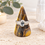 Tiger Eye Ring Holder