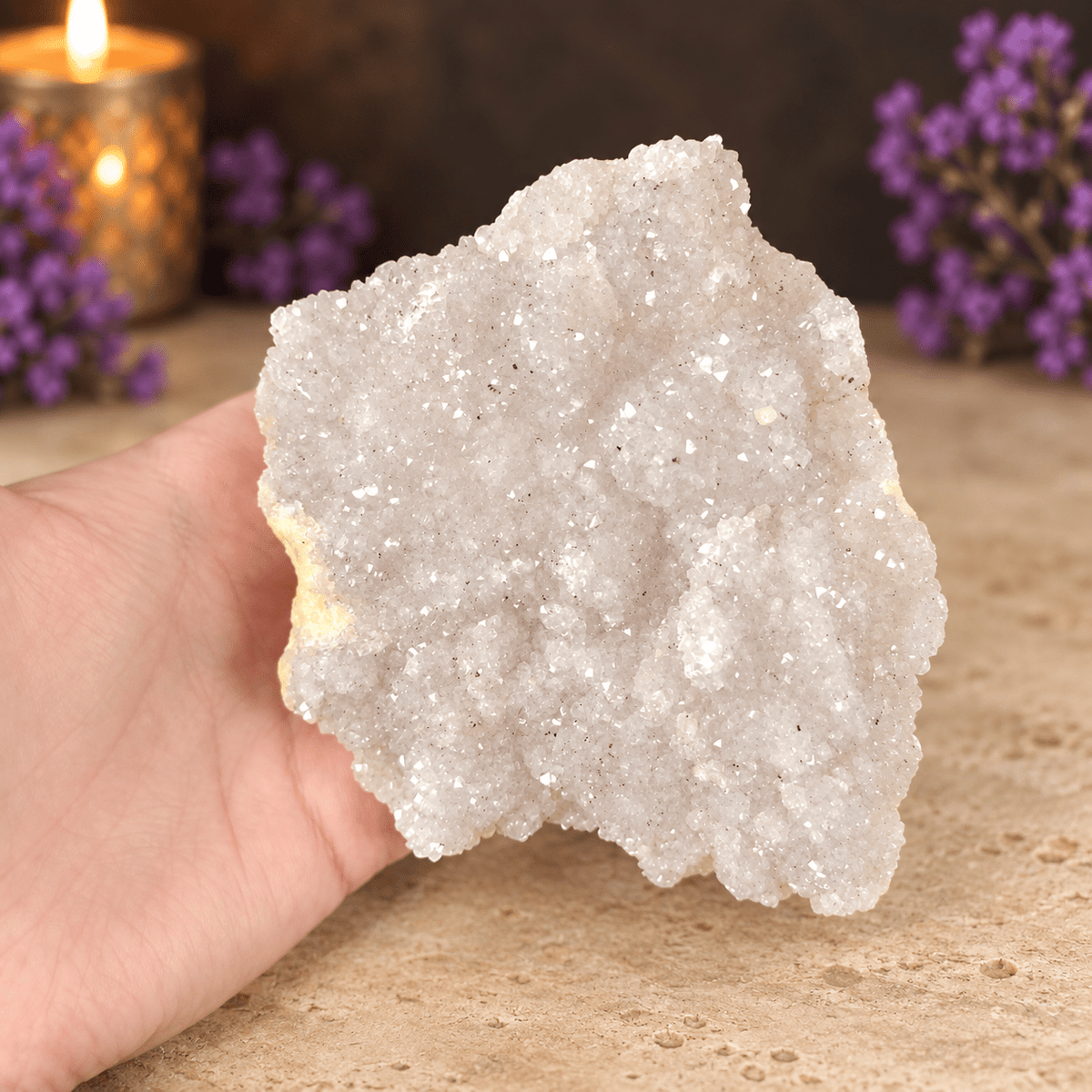 Light Amethyst Quartz Geode