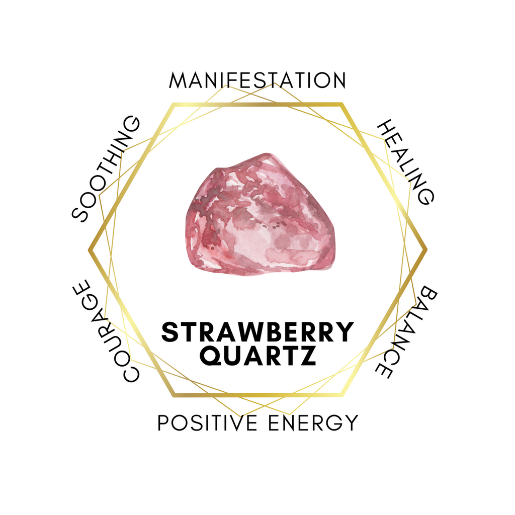 6mm Strawberry Quartz Gemstone Bracelet