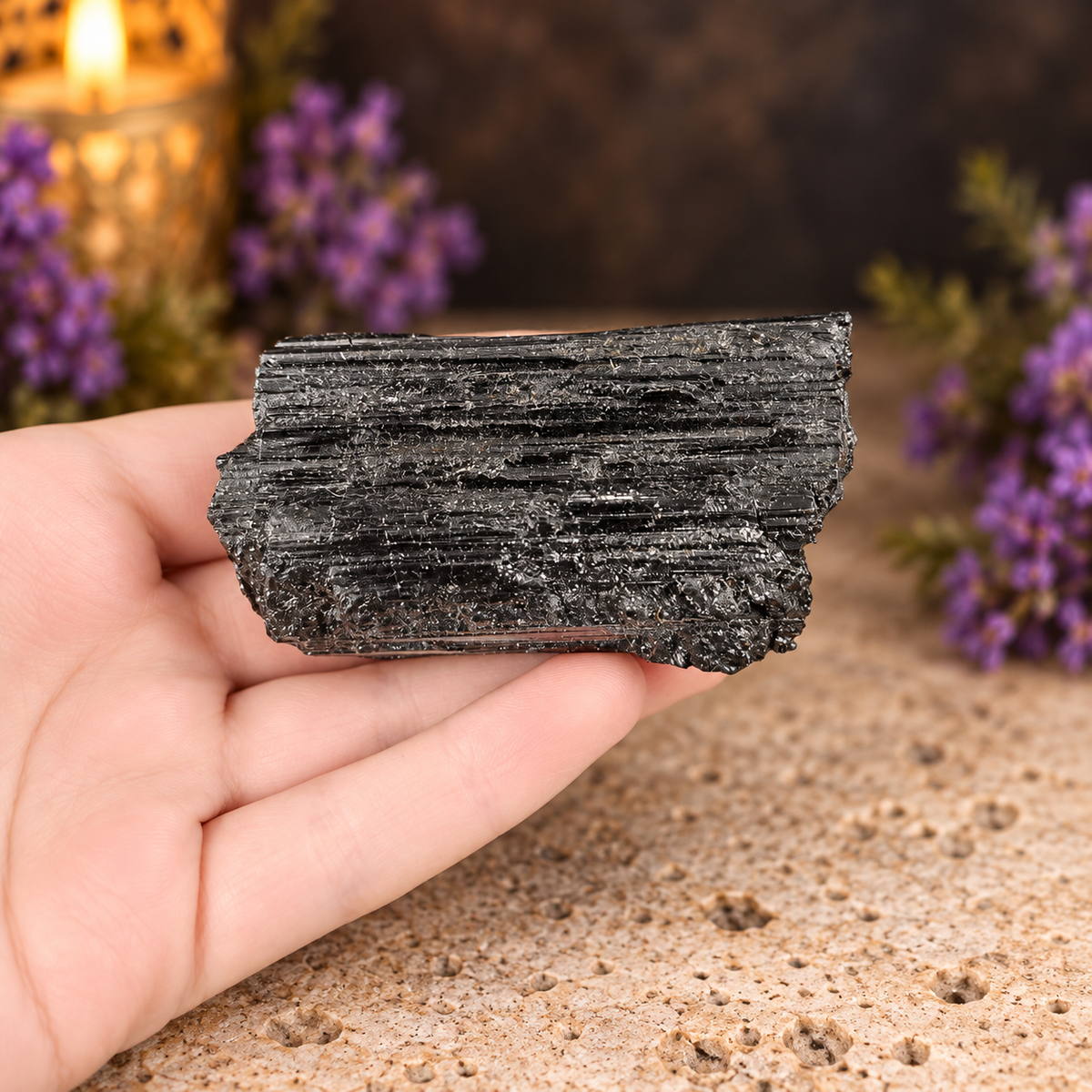 Black Tourmaline Specimen