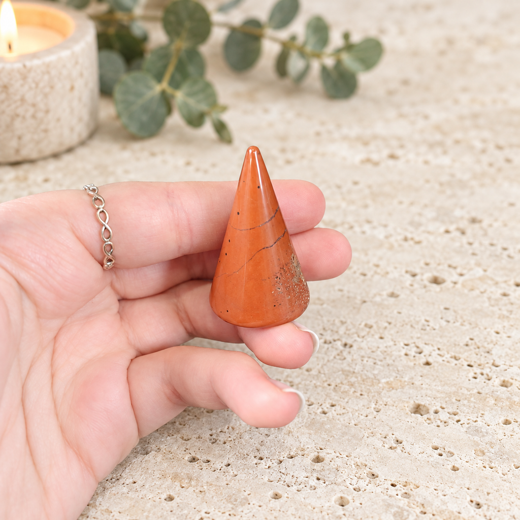 Red Jasper Ring Holder