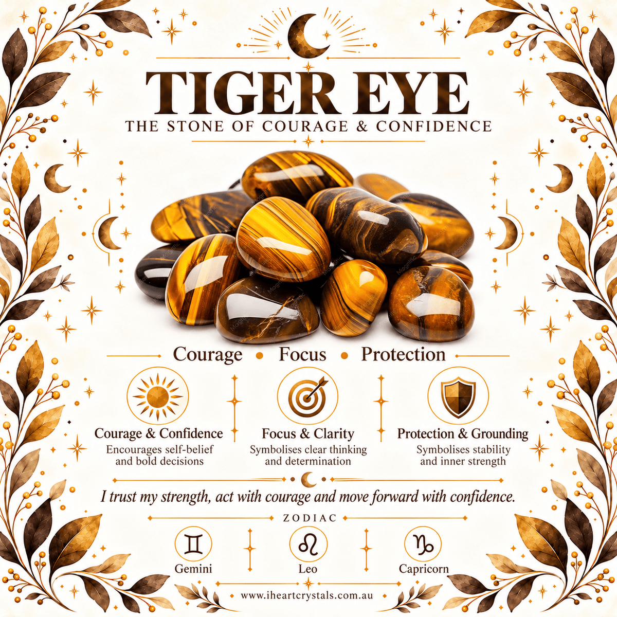 Tiger Eye Angel Gemstone Keyring