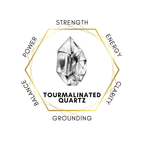 Gemstone Chips 100g - Tourmalinated Quartz