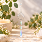 Clear Quartz Tree of Life Suncatcher