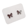 Stainless Steel Stud Earrings - Bows