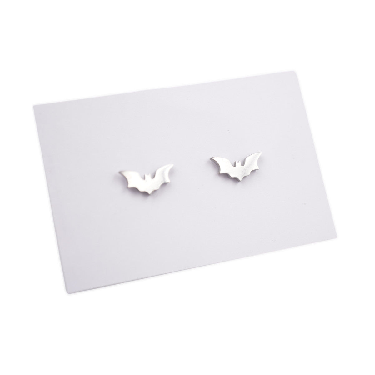 Stainless Steel Stud Earrings - Bats