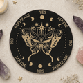 15cm Butterfly on Black Pendulum/Divination Board