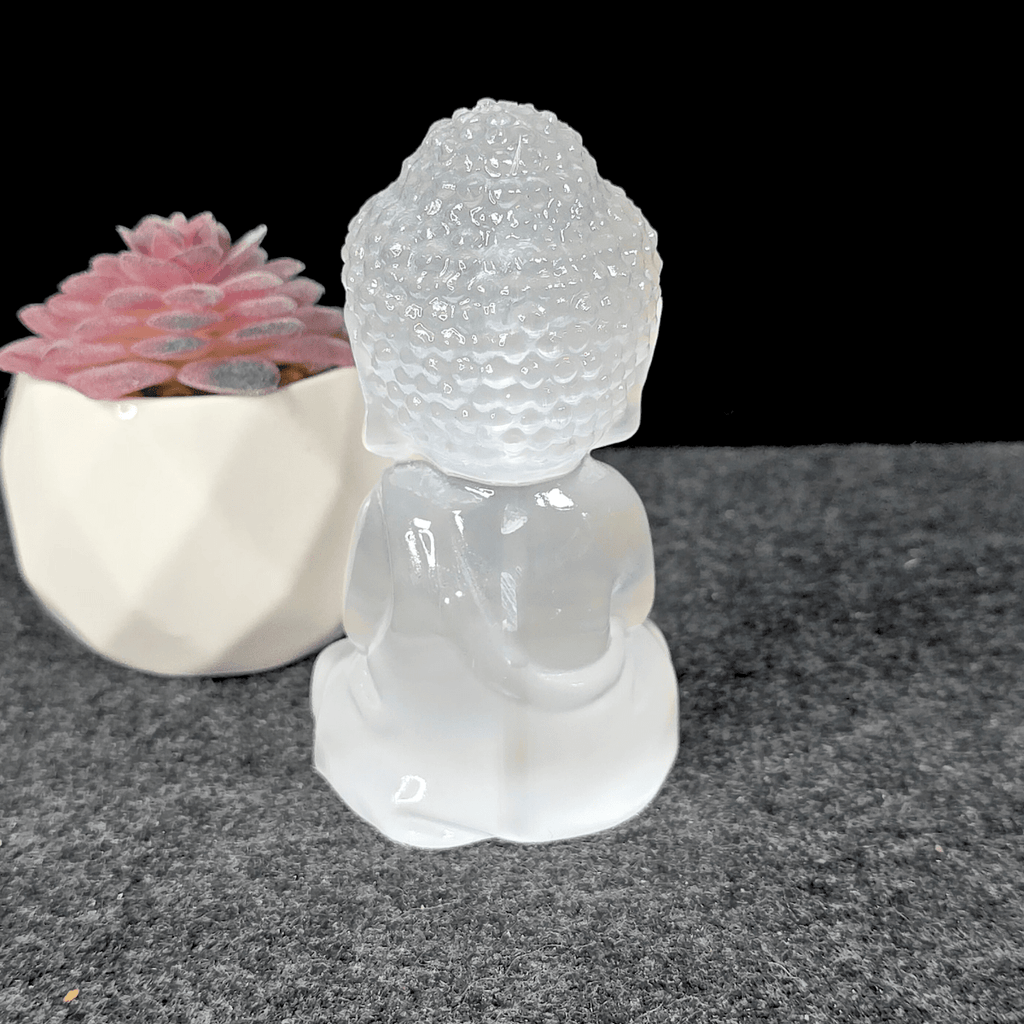 Selenite Buddha