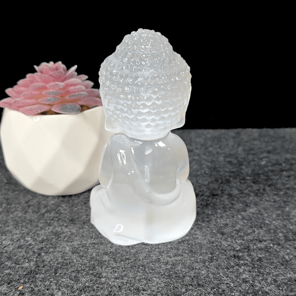 Selenite Buddha