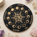 15cm Moon Phase on Black Pendulum/Divination Board