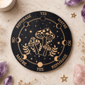 15cm Mushrooms on Black Pendulum/Divination Board