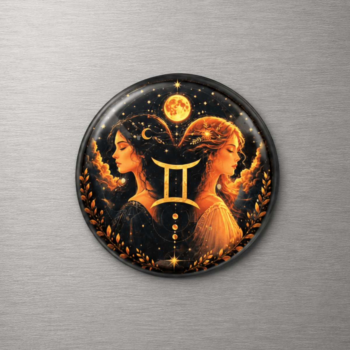 Gemini Zodiac 4cm Magnet - I Heart Crystals