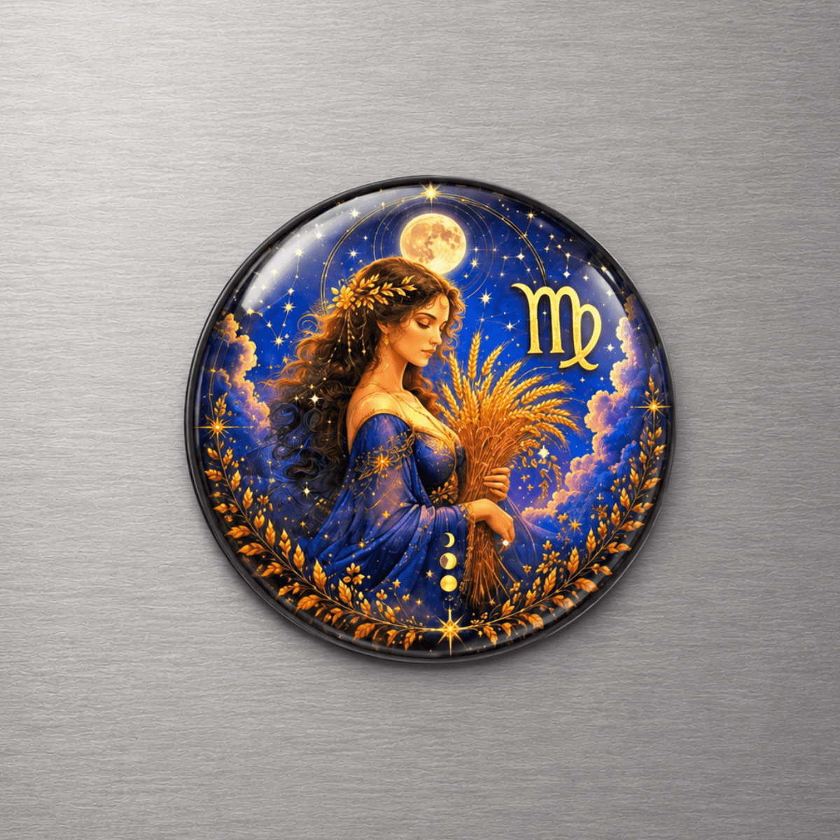 Virgo Zodiac 4cm Magnet