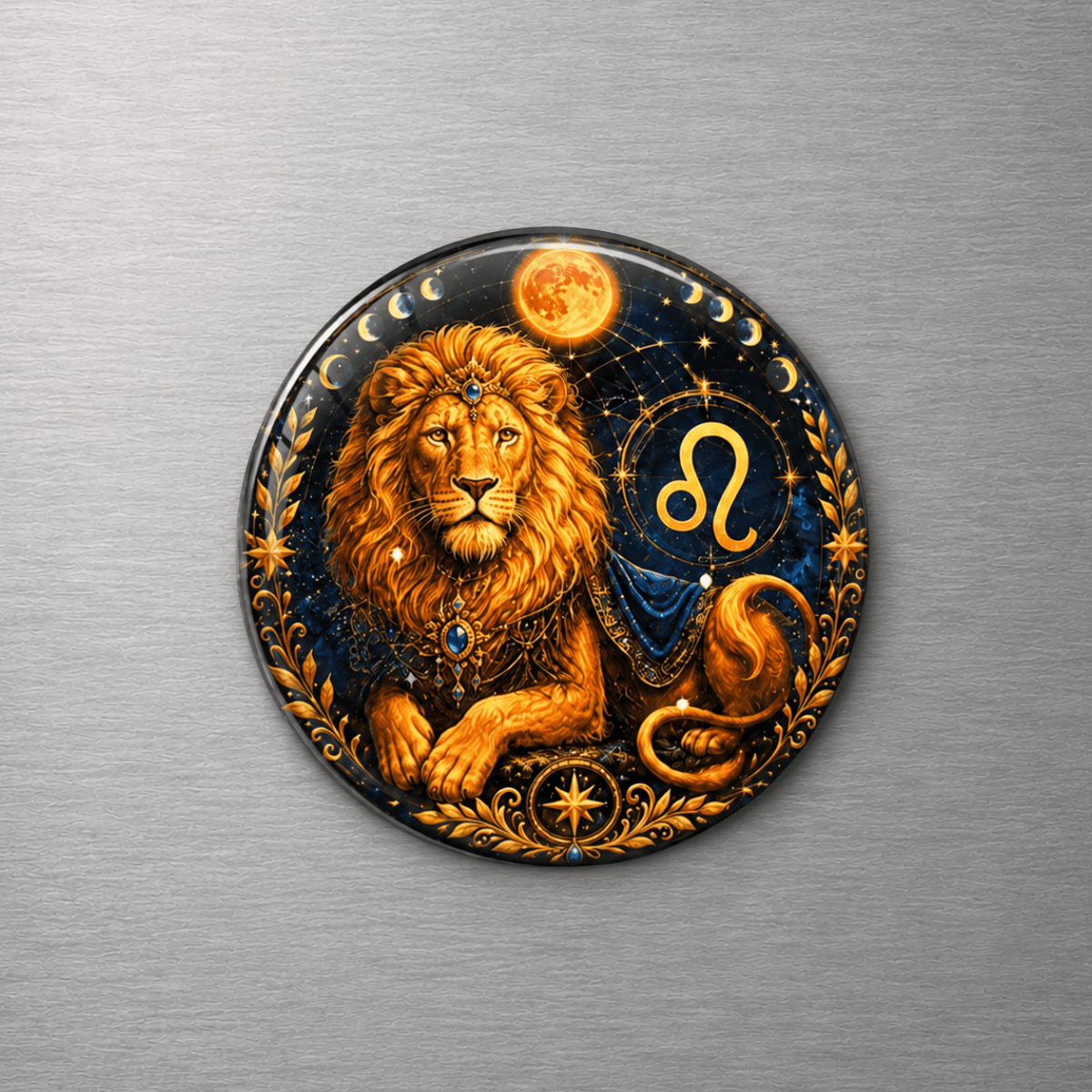 Leo Zodiac 4cm Magnet - I Heart Crystals