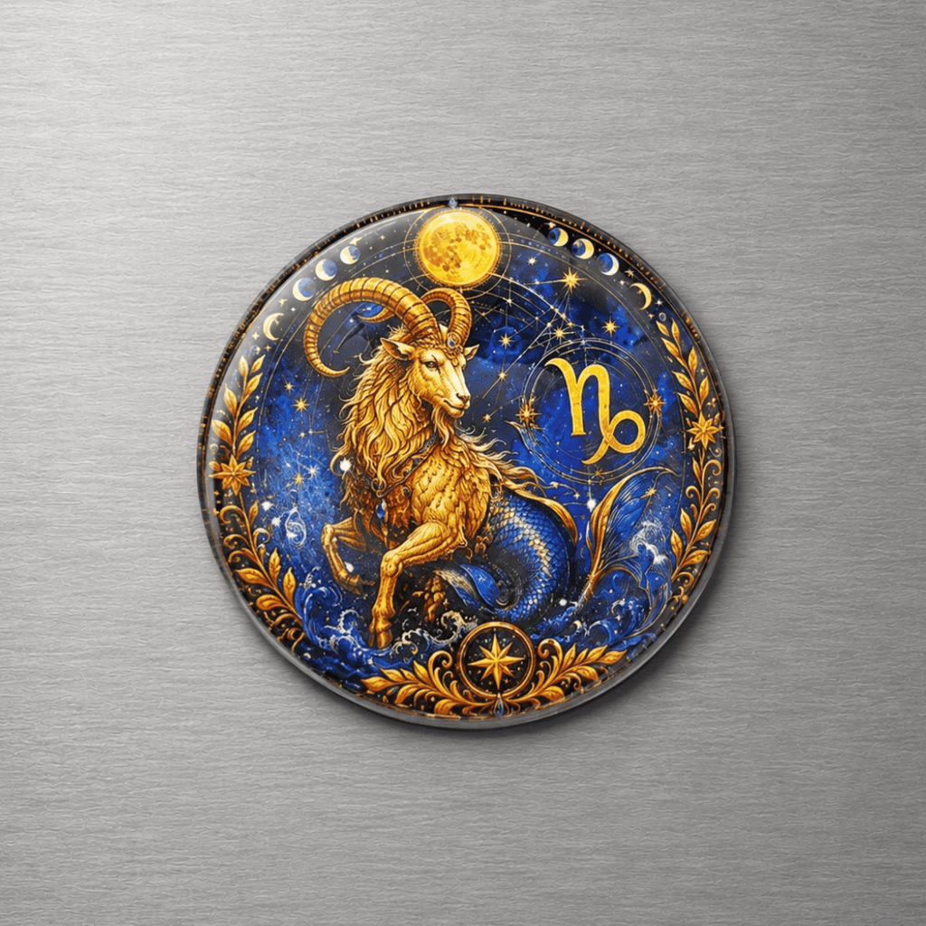 Capricorn Zodiac 4cm Magnet