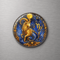 Capricorn Zodiac 4cm Magnet