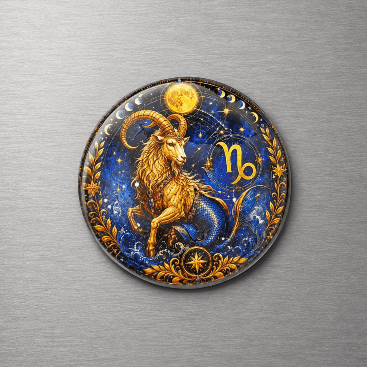 Capricorn Zodiac 4cm Magnet
