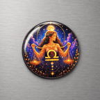 Libra Zodiac 4cm Magnet