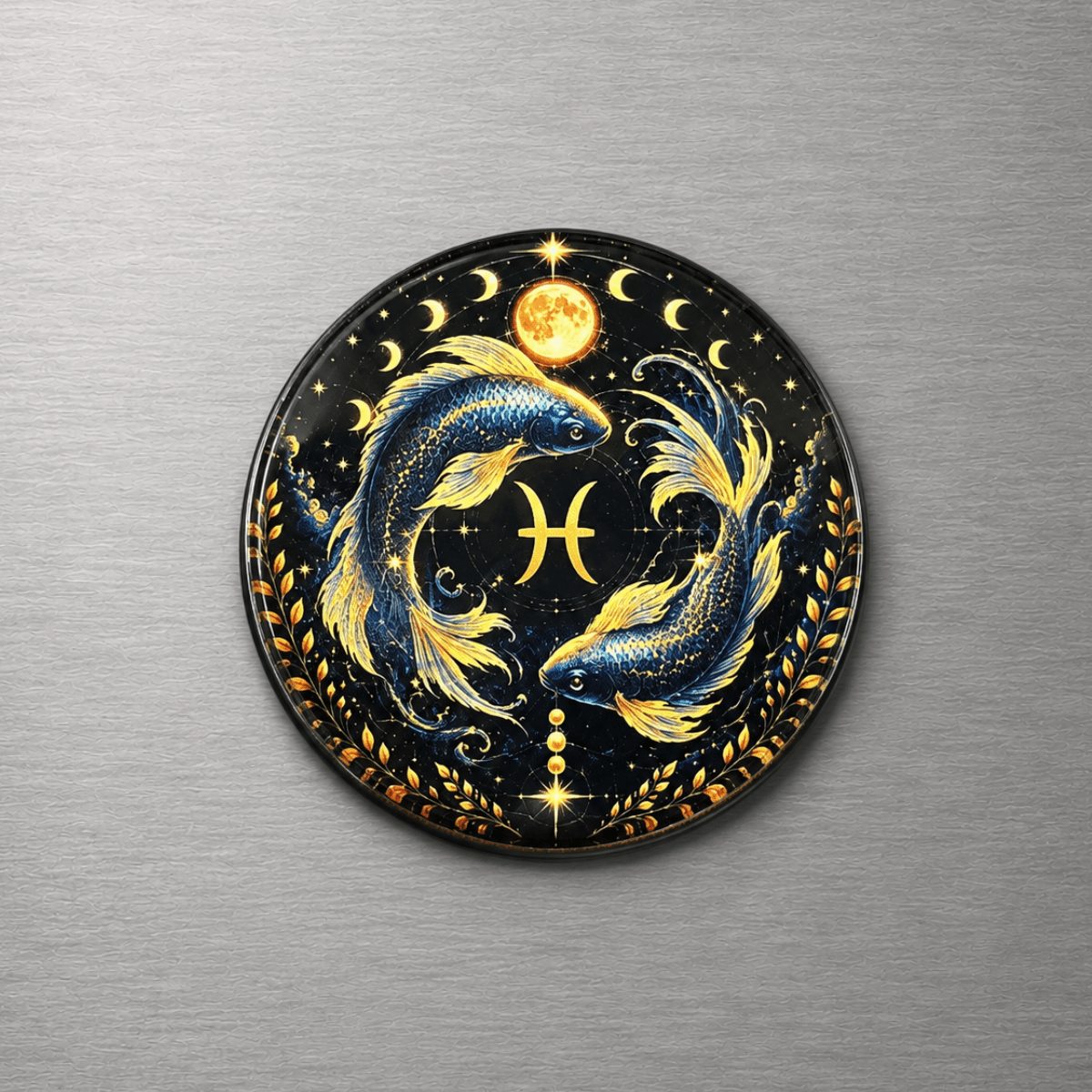 Pisces Zodiac 4cm Magnet - I Heart Crystals