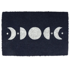 Dark Blue Moon Phase Doormat