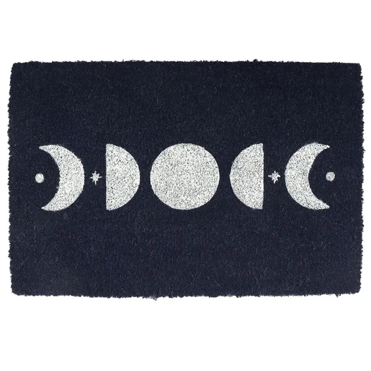 Dark Blue Moon Phase Doormat