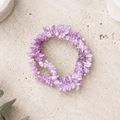 Purple Mica Gemstone Chip Bracelet