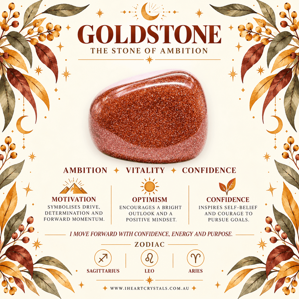 Goldstone Angel Wing Gemstone Keyring