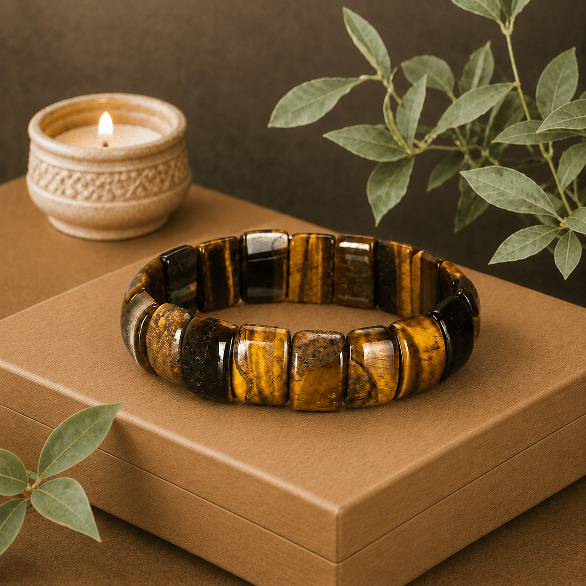 Tiger Eye Gemstone Bracelet