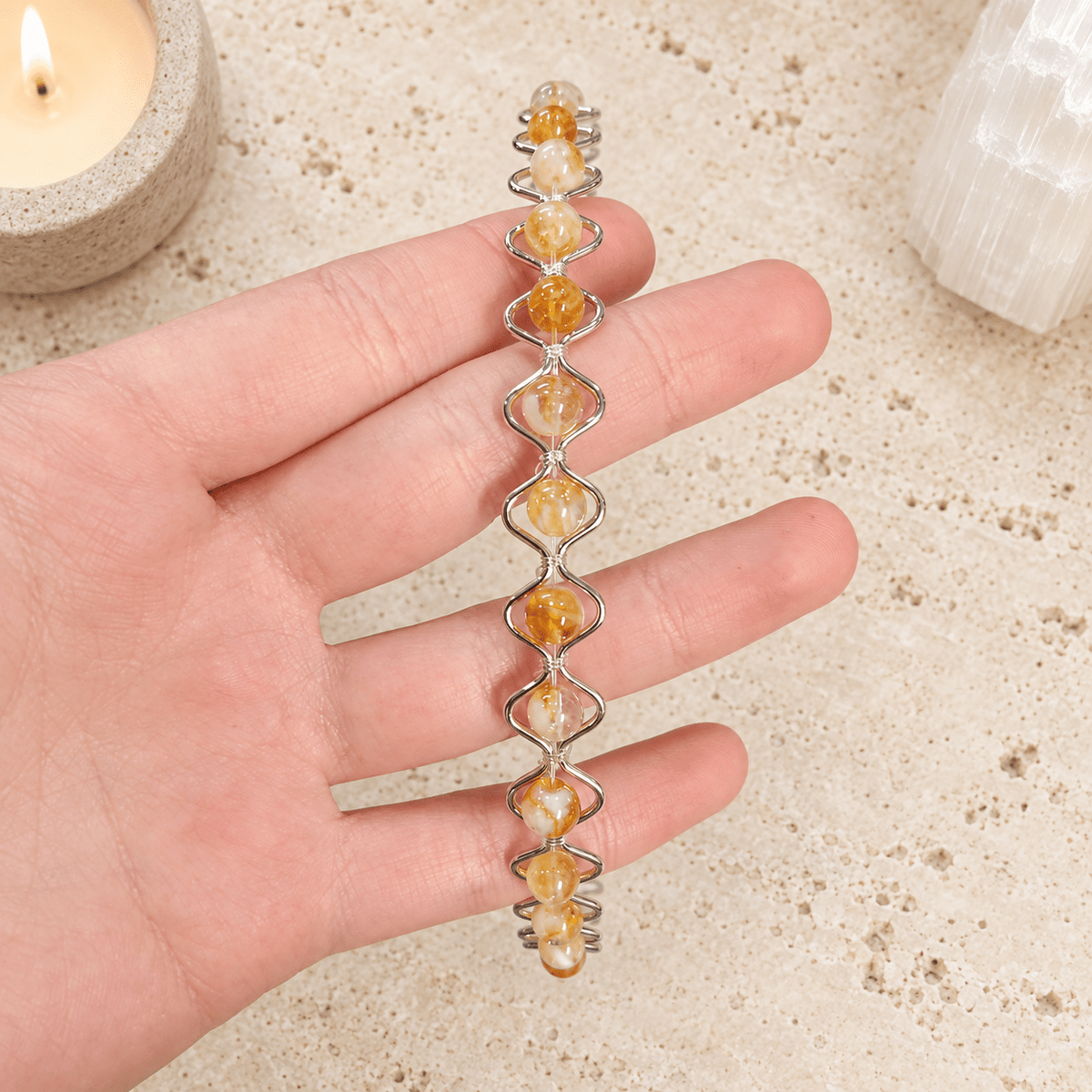 Citrine Gemstone Headband