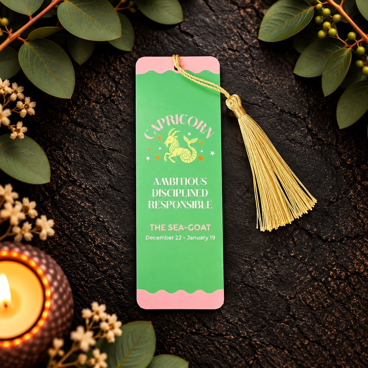 Capricorn Zodiac Zest Bookmark