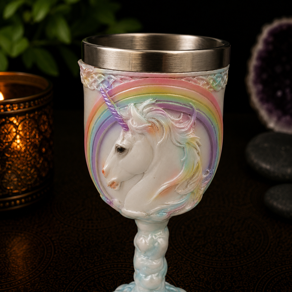 Flying Unicorn Stainless Steel Goblet