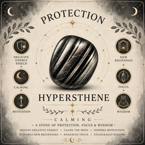 100g Hypersthene Gemstone Chips