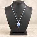 Afghanite 60cm Adjustable Heart Necklace