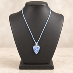 Afghanite 60cm Adjustable Heart Necklace