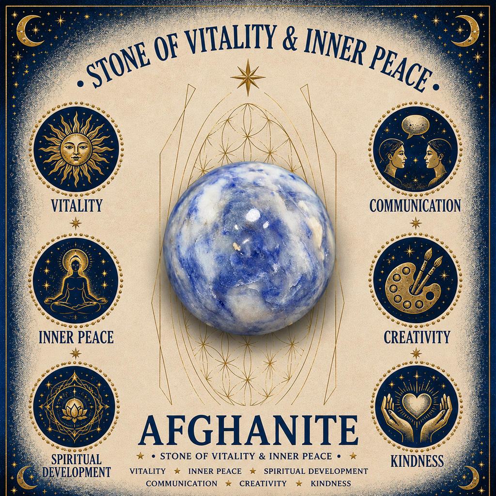 Afghanite 3cm Gemstone Star