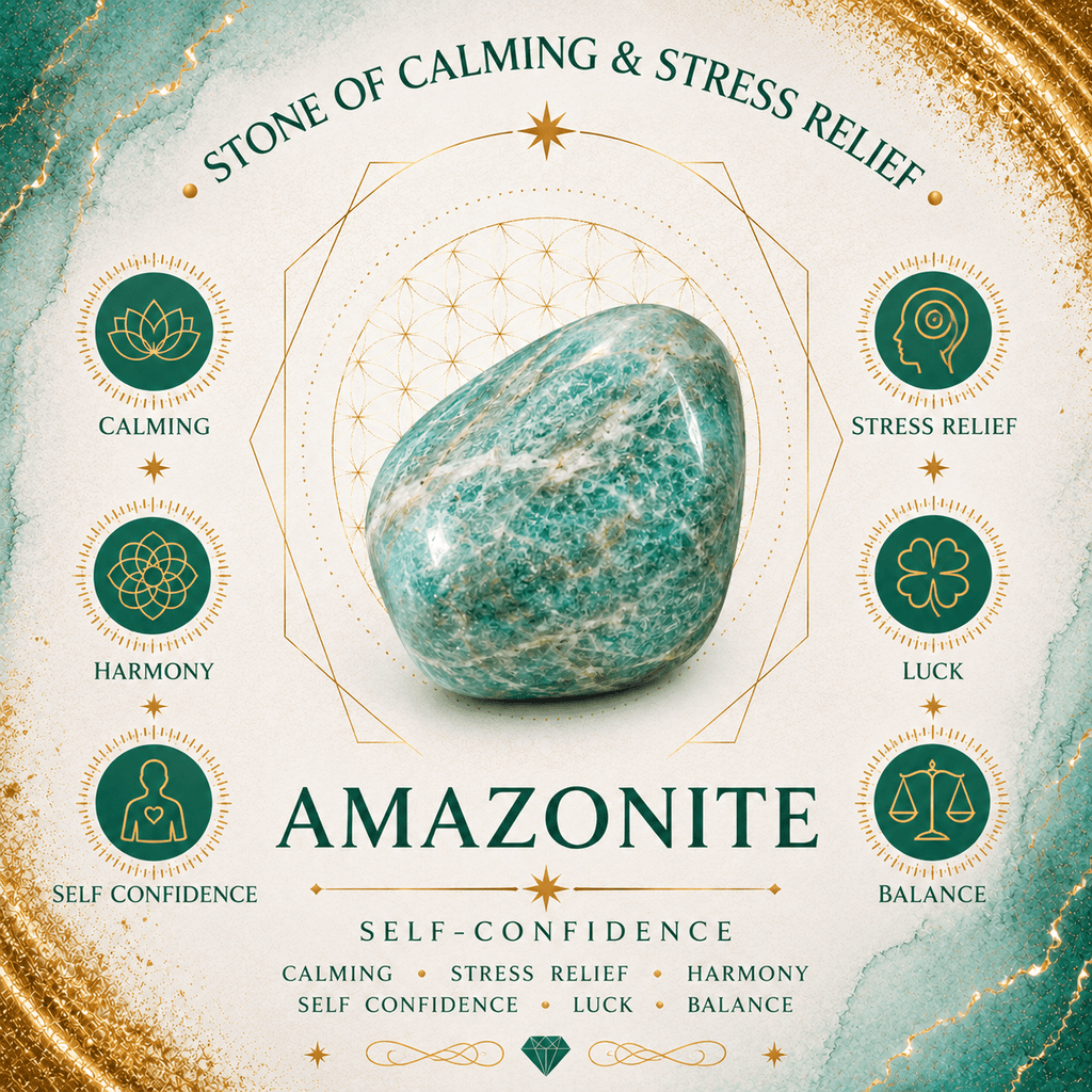 12mm Amazonite Gemstone Bracelet
