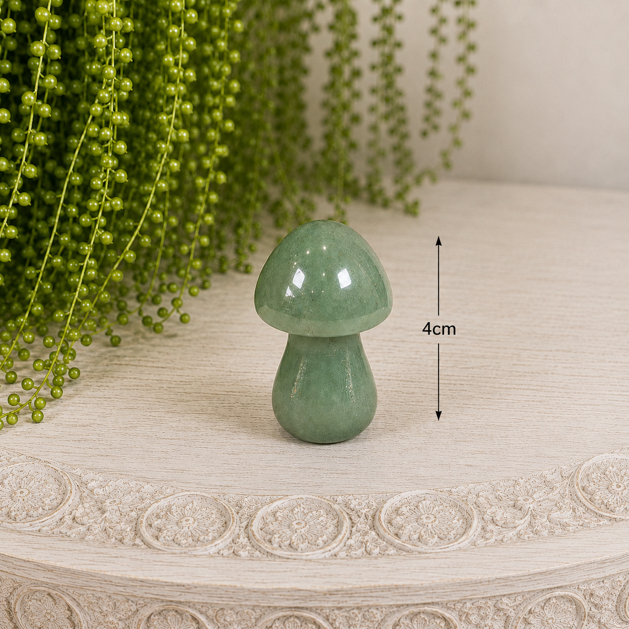 4cm Gemstone Mushroom - Aventurine