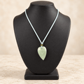Aventurine 60cm Adjustable Heart Necklace