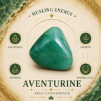 Aventurine Heart Shape Worry Stone (Thumb Stone)