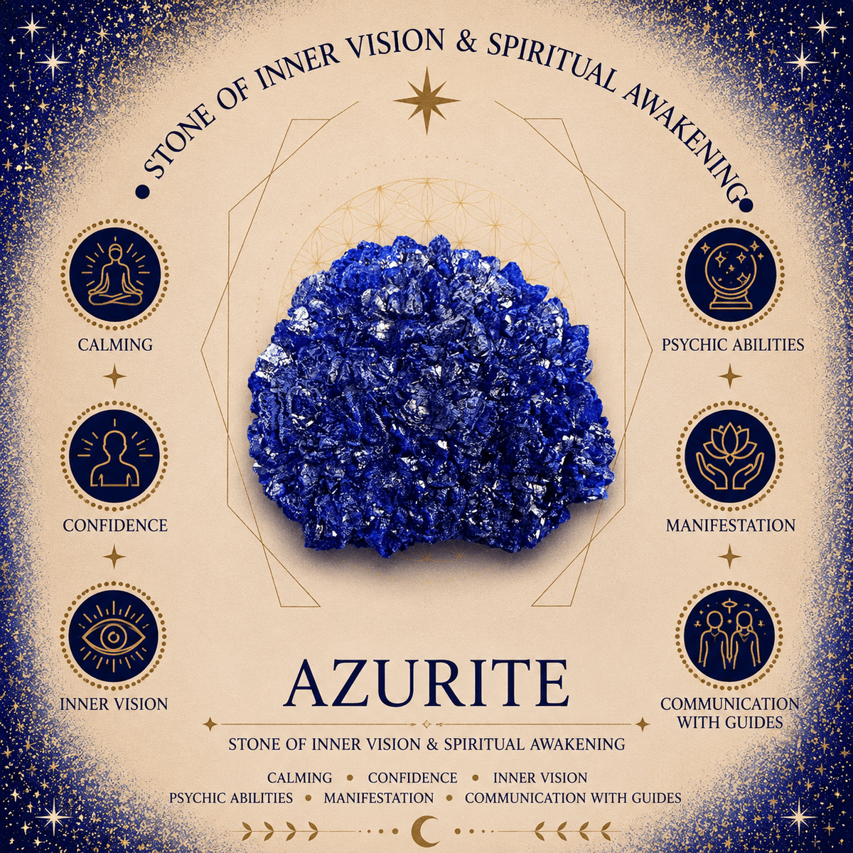 Azurite in Malachite Specimen