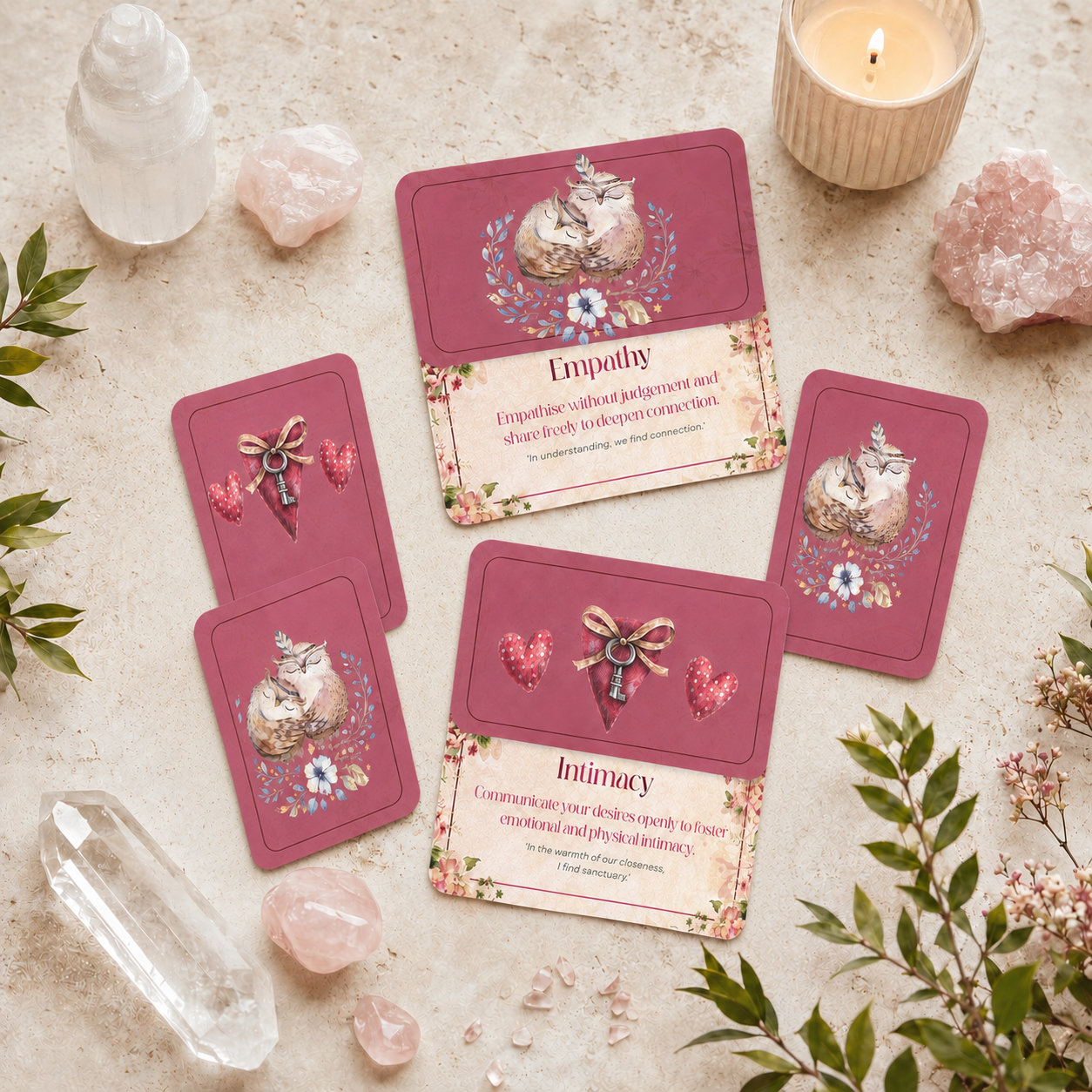 Love Affirmation Cards