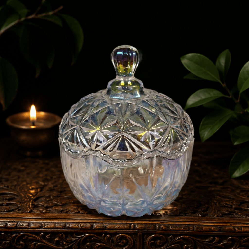 Aura Glass Dish with Lid