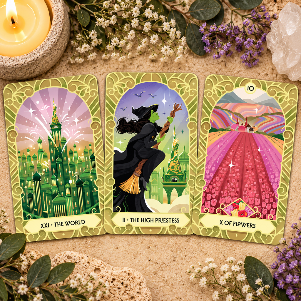 Wicked Tarot Deck and Guidebook
