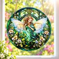 15cm Acrylic Suncatcher - Green Garden Fairy