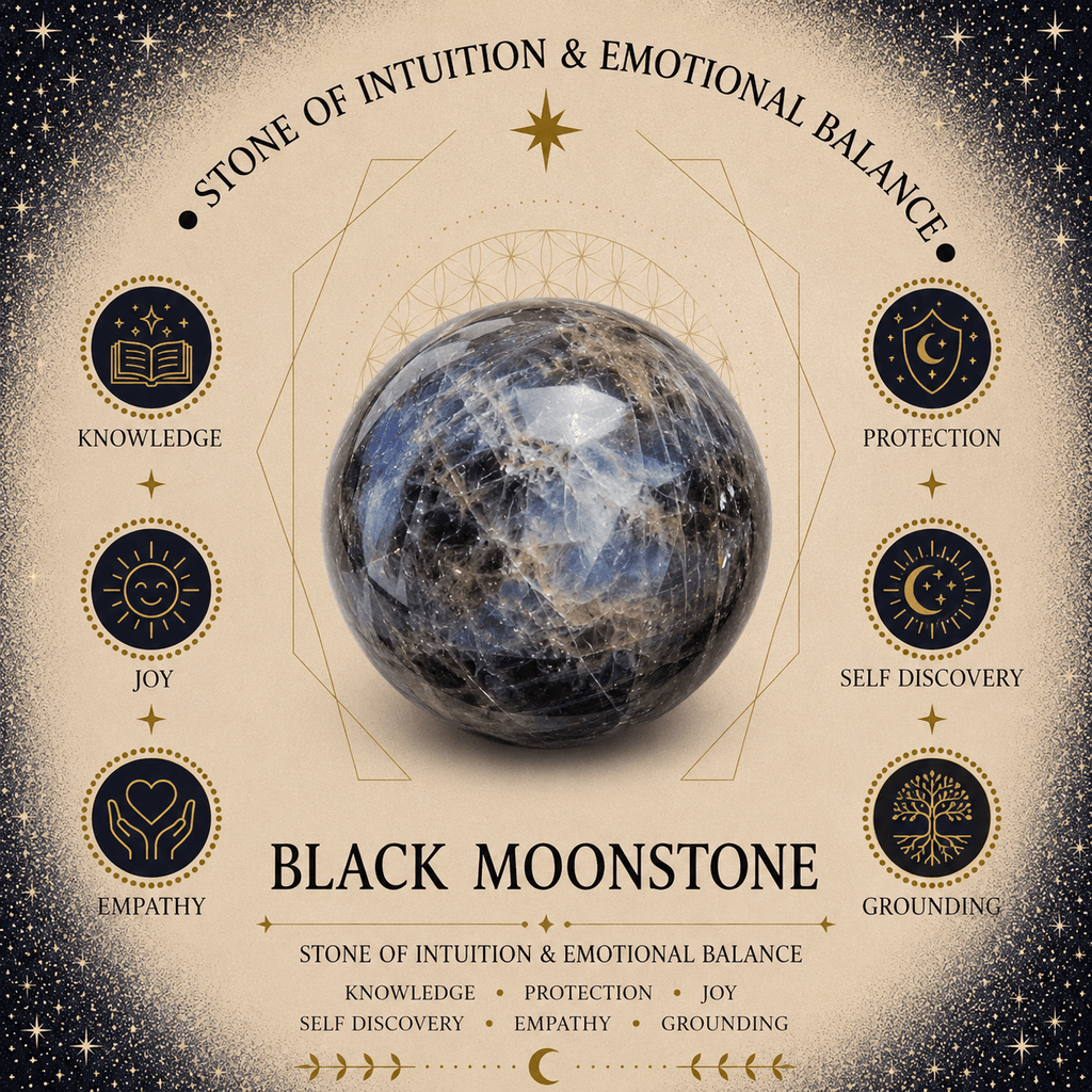 10mm Black Moonstone Gemstone Bracelet