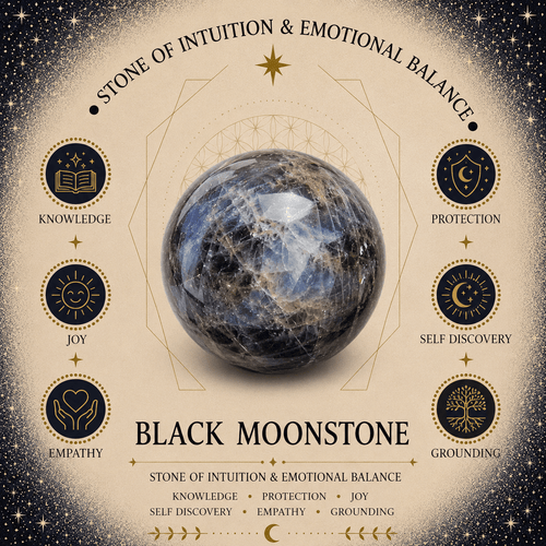 10mm Black Moonstone Gemstone Bracelet