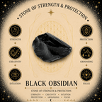 12mm Black Obsidian Gemstone Bracelet