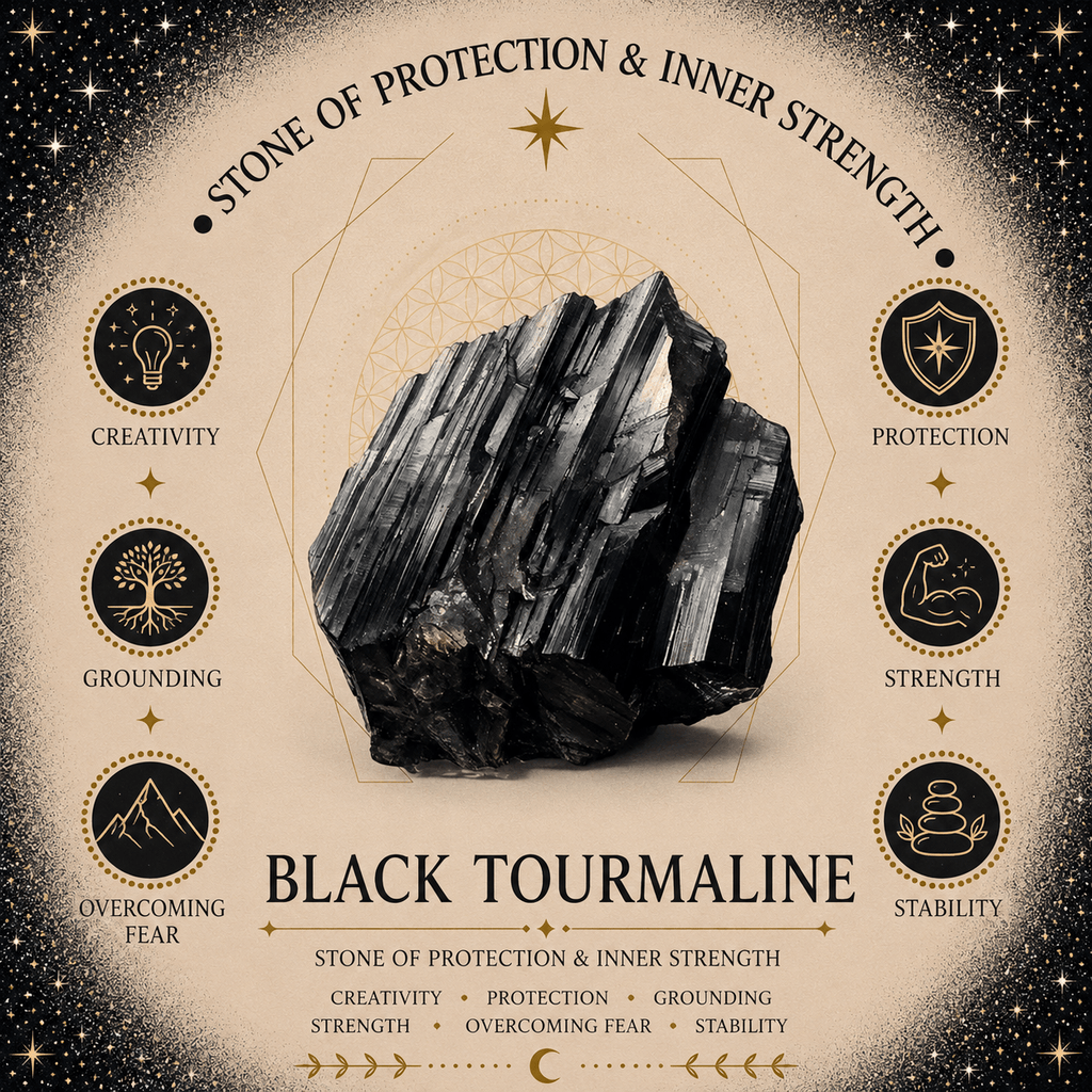 Black Tourmaline Gemstone Chip Bracelet