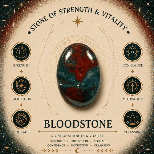 100g Bloodstone Gemstone Chips