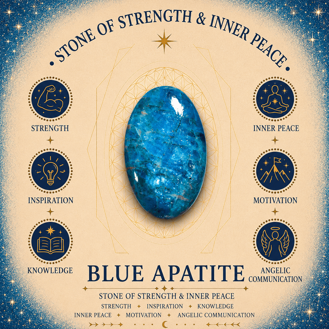 Apatite 75cm-80cm Chips Strand